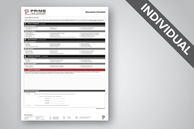 Document Checklist